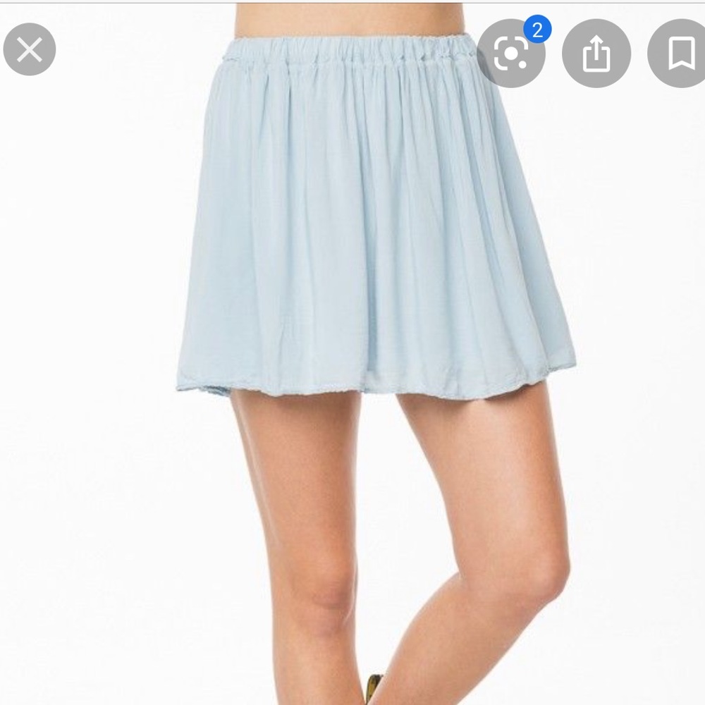 Lightly Used Brandy Melville Light Blue Skirt